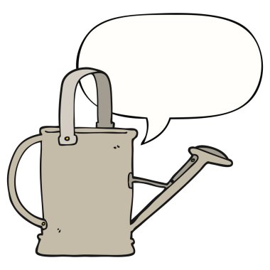 karikatür sulama olabilir ve konuşma balonu