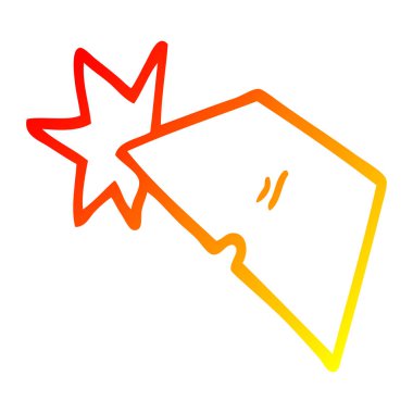 sıcak degrade çizgi çizim karikatür parlak jilet