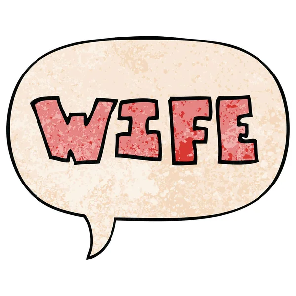 retro doku tarzında karikatür kelime ve konuşma balonu