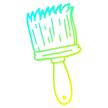 soğuk degrade çizgi çizim karikatür boya fırçası