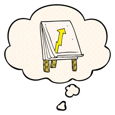 çizgi roman bo ok ve düşünce balonu ile karikatür iş grafik