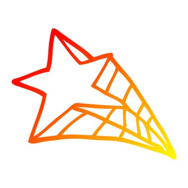 sıcak degrade çizgi çizim karikatür çekim yıldız