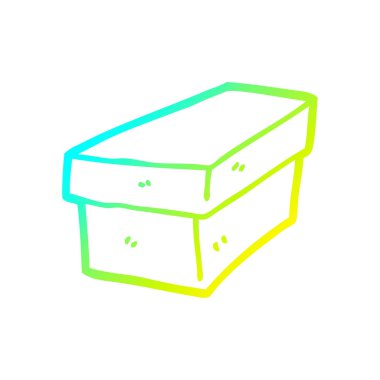 soğuk degrade çizgi çizim karikatür karton kutu