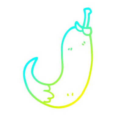 soğuk degrade çizgi çizim karikatür acı biber