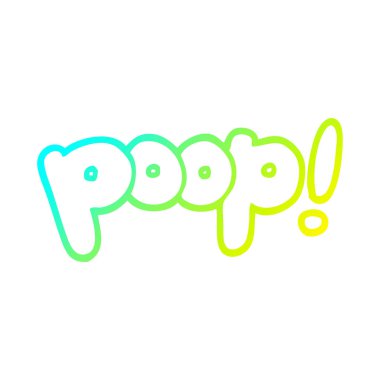 soğuk degrade çizgi çizim karikatür yazı tipi kaka