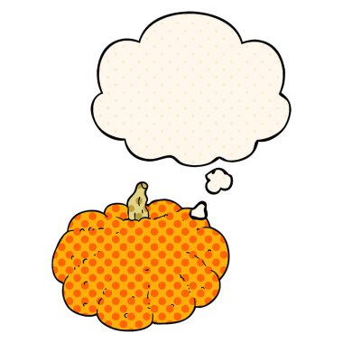 çizgi film kabak ve çizgi roman tarzında düşünce balonu