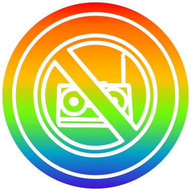 gökkuşağı spektrumunda müzik dairesel