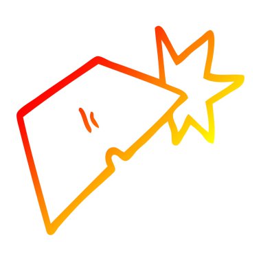 sıcak degrade çizgi çizim karikatür iş bıçak bıçakları