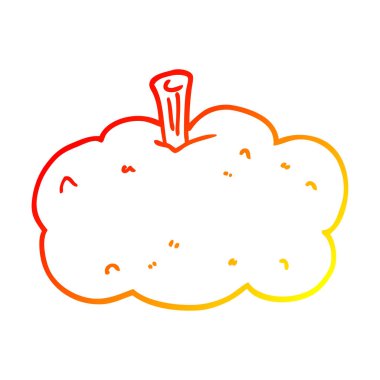 sıcak degrade çizgi çizim karikatür kabak