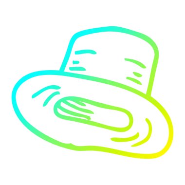 soğuk degrade çizgi çizim karikatür üst şapka