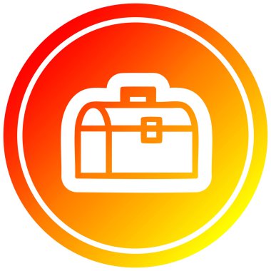 sıcak degrade spektrumda takım kutusu dairesel