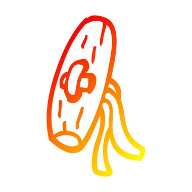 sıcak degrade çizgi çizim karikatür eski ahşap düğme 