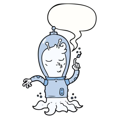 karikatür yabancı ve konuşma balonu