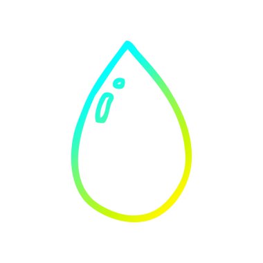 soğuk degrade çizgi çizim karikatür su damlacık