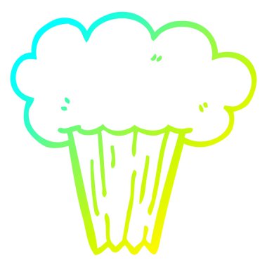 soğuk degrade çizgi çizim karikatür havuç kek