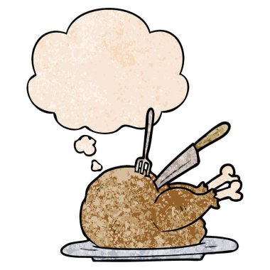 karikatür hindi ve grunge doku desen stil düşünce balonu