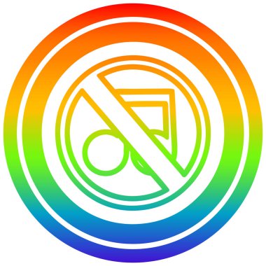 gökkuşağı spektrumunda müzik dairesel