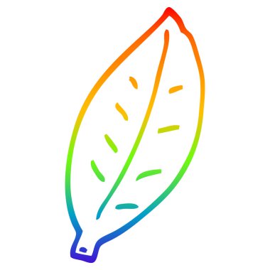 degrade çizgi gökkuşağı karikatür yaprak çizim