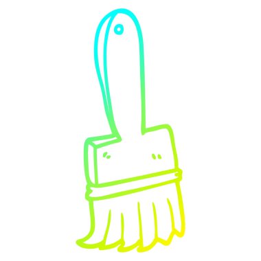 soğuk degrade çizgi çizim karikatür boya fırçası