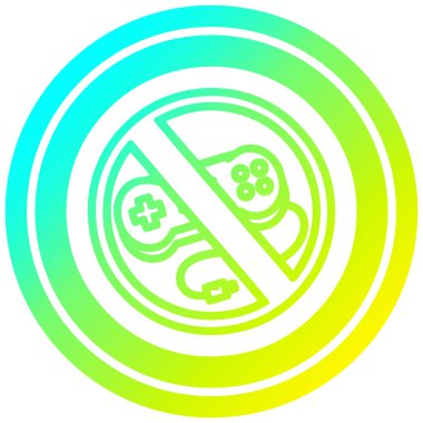 soğuk degrade spektrumda hiçbir oyun dairesel