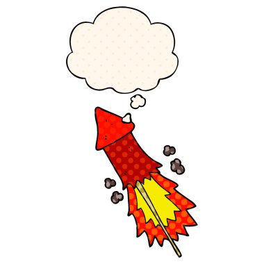 çizgi film ateşleve çizgi roman tarzında düşünce balonu