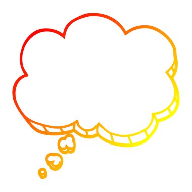 sıcak degrade çizgi çizim karikatür ifade balonu