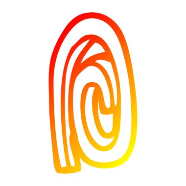 sıcak degrade çizgi çizim karikatür ataş