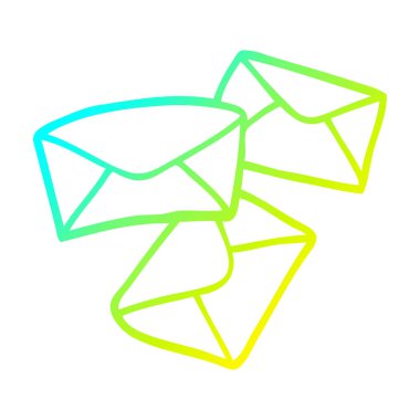 soğuk degrade çizgi çizim karikatür harfler