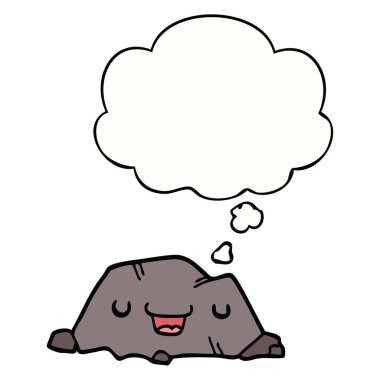 karikatür rock ve düşünce balonu