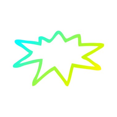 soğuk degrade çizgi çizim karikatür bang