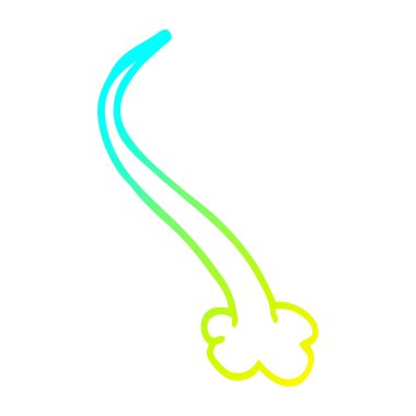 soğuk degrade çizgi çizim karikatür ifade balonu