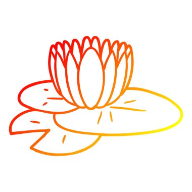 sıcak degrade çizgi çizim karikatür nilüfer