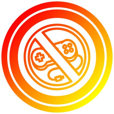 sıcak degrade spektrumda hiçbir oyun dairesel