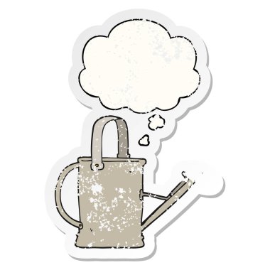 karikatür sulama olabilir ve sıkıntılı yıpranmış sti olarak kabarcık düşündüm