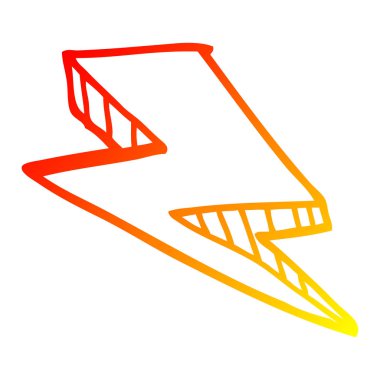 sıcak degrade çizgi çizim karikatür aydınlatma cıvata