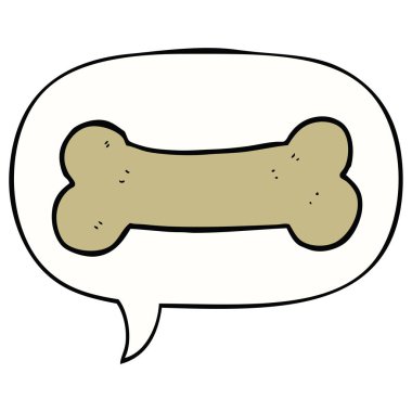 sevimli karikatür çizim ve konuşma balonu