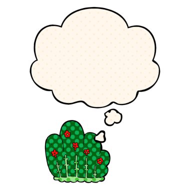 çizgi film çit ve çizgi roman tarzında düşünce balonu