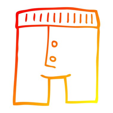 sıcak degrade çizgi çizim karikatür iç çamaşırı