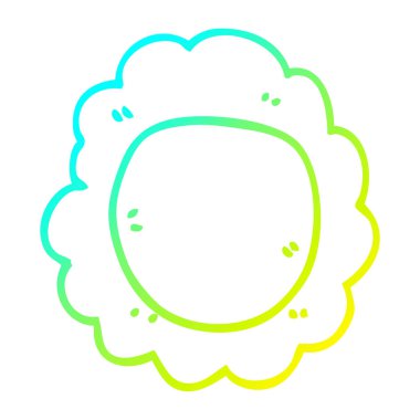 soğuk degrade çizgi çizim karikatür çiçek