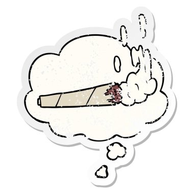 karikatür esrar ortak ve sıkıntılı yıpranmış olarak kabarcık düşünce 