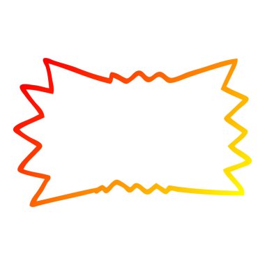 sıcak degrade çizgi çizim karikatür bang