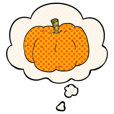 çizgi film kabak ve çizgi roman tarzında düşünce balonu