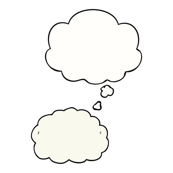 만화 구름과 생각 거품 — 스톡 벡터