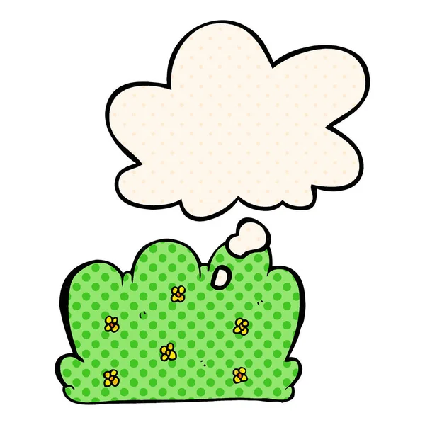 çizgi film çit ve çizgi roman tarzında düşünce balonu