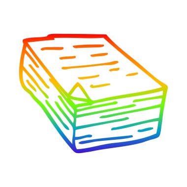 gökkuşağı gradyan çizgi çizim kağıt karikatür kazık