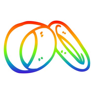 gökkuşağı gradyan çizgi çizim karikatür alyans