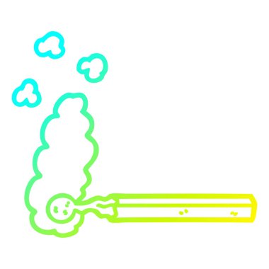 soğuk degrade çizgi çizim karikatür yanmış maç