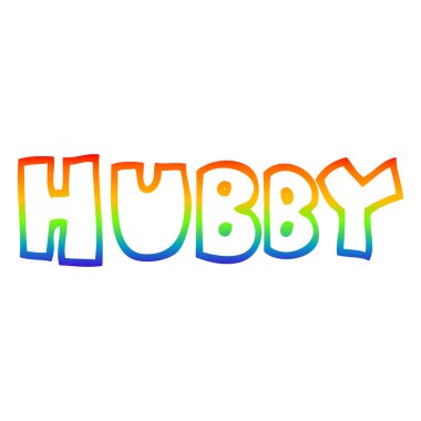 gökkuşağı degrade çizgi çizim karikatür kelime koca