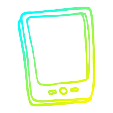 soğuk degrade çizgi çizim karikatür dokunmatik ekran mobil