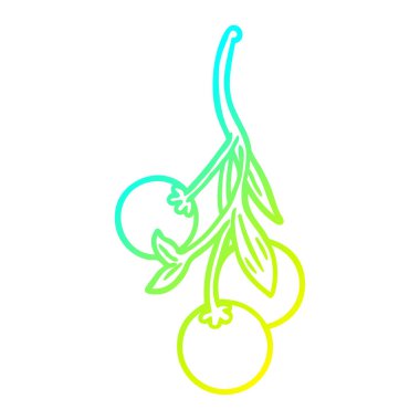 soğuk degrade çizgi çizim Karikatür ökseotu